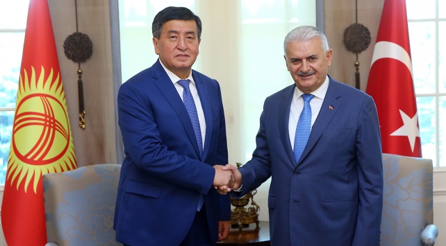 Başbakan Yıldırım, Kırgız mevkidaşı Ceenbekov ile görüştü