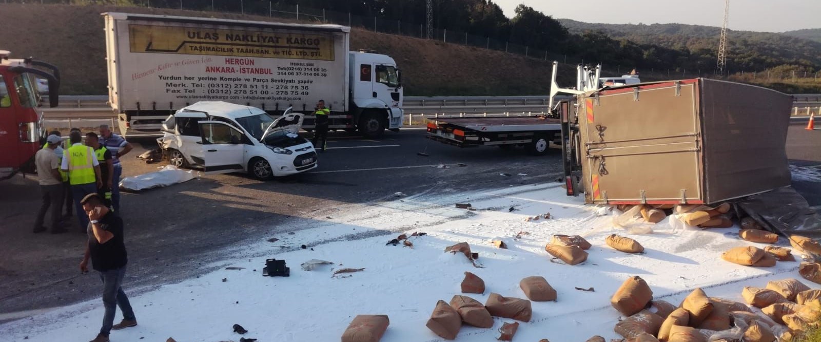 Kuzey Marmara Otoyolu’nda trafik kazası: 1 ölü, 2 yaralı