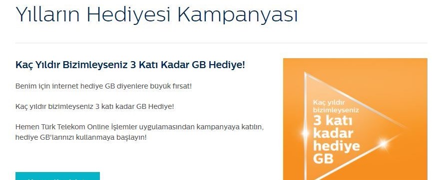 Türk Telekom’dan bedava internet